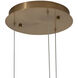 Saphira LED Brushed Gold / Bronze / Silver Chandelier Ceiling Light